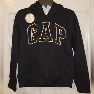 GAP Black Hoodie with Collegiate Logo